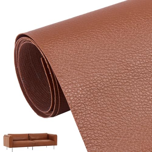 Leder Reparatur Set, Kunstleder Selbstklebend, Leder Selbstklebend, 50 x 200cm Wasserdichte Lederflicken Selbstklebend, Selbstklebendes Leder für Sofa, Jacken, Tasche, Möbel, Autositz Reparatur