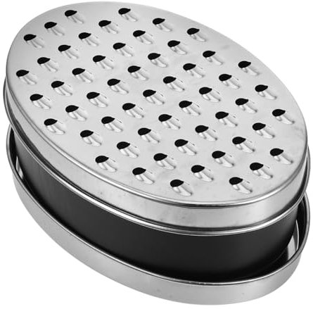 Cabilock Rallador De Queso Con Contenedor y De Verduras Inoxidable Para Zanahorias Papas y Diseño Ergonómico Cocina
