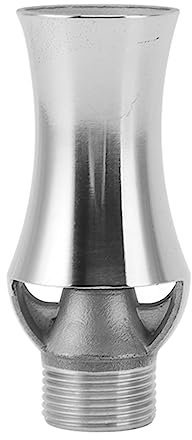 Jerliflyer Stainless Steel Ice Tower Cascade Cedar Water Fountain Nozzle Cascade Cedar Style, Ice Tower Snow Pine Fountain, 1 2 Inch Internal Thread, 3 4 Inch External Threa