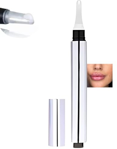 Glow Tulip Lip Plumper, Glow Tulip Lip, Silicone Plump Stick Volumize Your Lips Instantly, Natural Plump Long Lasting (Silver)