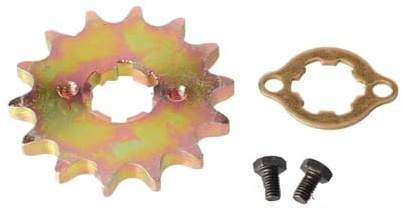NKURTPC Engine sprocket 530-25mm 13T 14T 16T Motorcycle Transmission Transport Pinion Sprocket Suitable Fit For 530 Chain GY6 ATV Go Kart Front Rear Sprocket(530-25MM-14T)