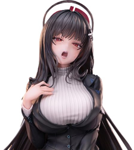 DEXSHUN Tsukatsuki Rio Figur Anime Spiel Statue Tsukatsuki Rio Sitzhaltung Modell PVC Statue Sammlerstücke Desktop Dekoration Anime Ornamente Geschenk 25cm