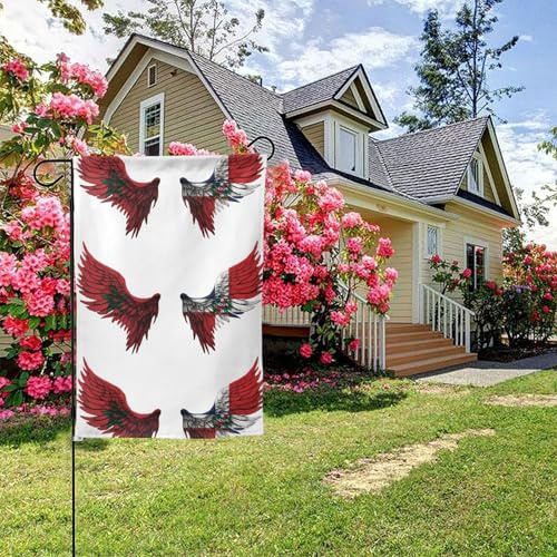 Bandera de Marruecos y República Dominicana de doble cara, 71 x 101 cm, decoración para exteriores