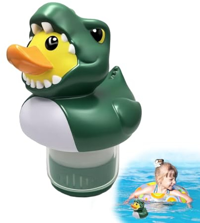 Galleggiante per compresse da piscina - Dispenser di cloro per piscina con prodotti chimici carini, accessorio per la cura dell'acqua regolabile per vasca idromassaggio | Dispenser chimico a lenta