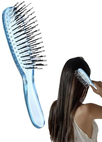 Spazzole Anti- Pettine Massaggio Cuoio Capelluto Bagnato/Asciutto | Spazzola Antistatica Disnodante Per Donne Ragazze Capelli Spessi Ricci Lisci Ondulati Levigante Per Casa Viaggio Ogni Giorno