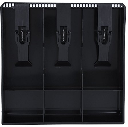 Cassetto porta contanti, inserto per il registratore di cassa. 4 fessure per monete 3 banconote, inserto salvadanaio, custodia salvadanaio, cassetta di sicurezza (3+3)