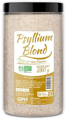 Psyllium blond bio 280 g - GPH DIFFUSION