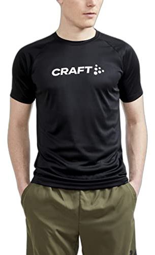 Craft Mäns Core Essence Logo Tee M Rift XL sportskjorta