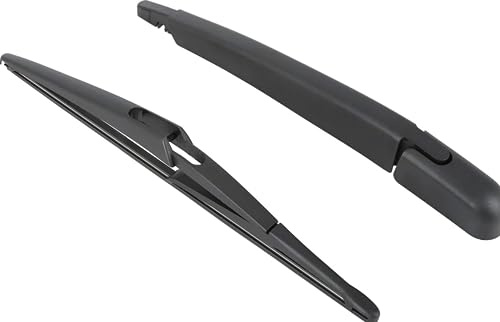 Unifizz Rear Windshield Wiper Blade Arm Set 12inch 310mm for Nissan Juke 2010-2020 Black