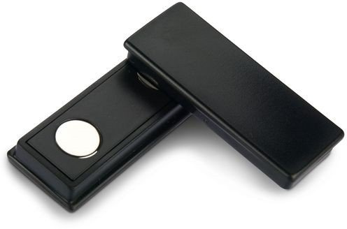 10 x Farbige Pinnwand-Magnete Haftmagnete NEODYM - 55 x 22,5 x 8,5mm - 6 Farben - Haftkraft 4,8kg - 10 Stück - Kühlschrankmagnet Memomagnet Büromagnet, Farbe: Schwarz