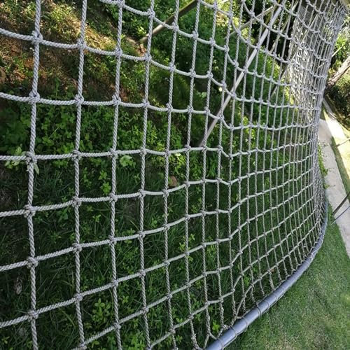 Outdoor Climbing Cargo Net Frame for Treehouse Heavy Duty Safety Nets and Rope Ladder for Yard Play 3.3 * 20ft