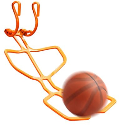LKYLGYU Tragbare Übungshilfe für Basketball-Rebounder-Rücklaufschüsse, PP-Basketball-Rücklaufaufsatz, Ballfänger-Trainingsgerät für den Innen- und Außenbereich