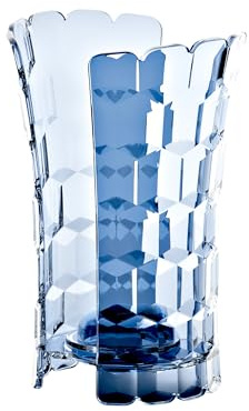 Guzzini - Vanity, portabicchiere universale, Blu denim, in Bio-based SAN e Bio-based SMMA - ACQUA