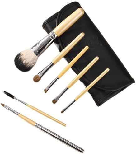 MQPALZKD Makeupborstset, 7 st set, full uppsättning skönhetsverktyg, sminkborstset