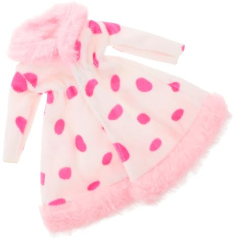 GARIOUANS Plüsch Puppenmantel 30cm Mädchen Puppenkleidung Austauschbar Wiederverwendbar Puppenzubehör Für Puppen Anziehspiel