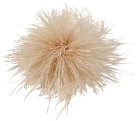 DOKRIN Broschen & Anstecknadeln für Damen 1 weiche Federbrosche, perfekt für Hochzeiten, Partys, Weihnachten, Brautkleider, Hochzeitsempfänge, Abschlussbälle, Bankette und als Kleidungsaccessoire.