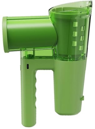 REITINGE Rallador eléctrico automático de cocina para verduras, queso, procesamiento de hielo, fácil limpieza, materiales ABS, rallador eléctrico de verduras con piezas desmontables