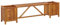 vidaXL Panca da Giardino con 2 Fioriere Rustica Robusta Elegante Panca con Portafiori Arredi da Esterno 150x30x40cm Naturale Legno Massello Acacia