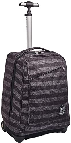 Invicta Trolley, 2 in 1, Schulranzen mit Rollen, Rucksack mit Trolleyfunktion für Schule, Reisen, Mädchen&Jungen, mehrfarbig