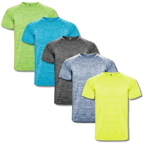 Pack 5 Camisetas técnicas Austin Manga Corta Unisex Multicolor 2