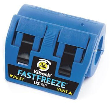Kibosh FASTFREEZE Clamp 22mm Reusable Pipe Freeze Clamp for Copper, Steel, Lead, Plastic & Iron Pipes