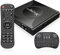 Android 13.0 TV Box, 4GB RAM 64GB ROM RK3528 Quad-Core 64bit Cortex-A53 chip 8K UHD Videos,2.4G/5G Dual WiFi Bluetooth 5.0,Smart TV Box mit Mini Tastatur