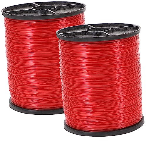 Sosoport 2 Rollen Unsichtbarer Hängedraht 1mm Klar Nylon Aufhängedraht Für Bilderrahmen Deko Lichterketten Weihnachtsdeko Langlebig Und Verschleißfest