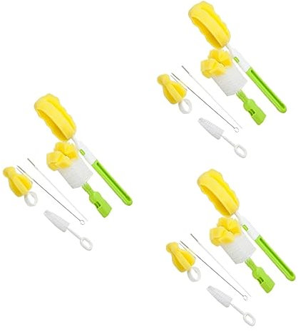 Abaodam 18 Pollici spazzola di pulizia alimentatore spazzola per biberon caffè cucina bottiglie d'acqua abito bottiglia di pennello per bambini pennello biberon pulito detergente Stoviglie