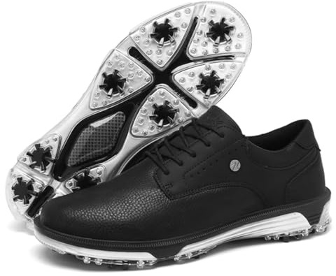 Purfitall Waterproof Golf Shoes for Men Professional Footwear Lightweight Anti Slip Outdoor Comfortable Training Spikes