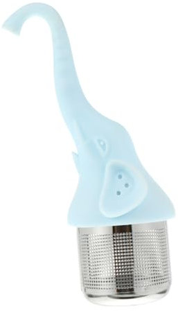 OKUMEYR Stainless Steel Tea Infuser for Loose Tea Elephant Shape Strainer Filter Steeper