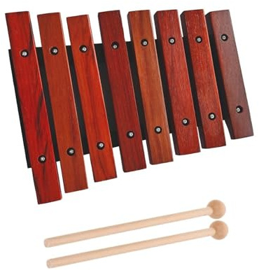 Xylophon-Instrument Für Erwachsene 8 Noten Holz Xylophon Musikinstrument Schlägel Birkenkiefer Holz Xylophon Musikwerkzeuge Geeignet Für Anfänger