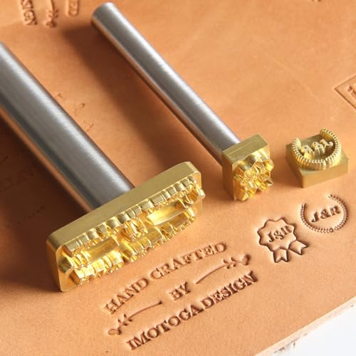 Timbri in Pelle in Ottone Personalizzati, Timbri Caldi Elettrici per Kit di Artigianato in Legno, Carta e Pelle
