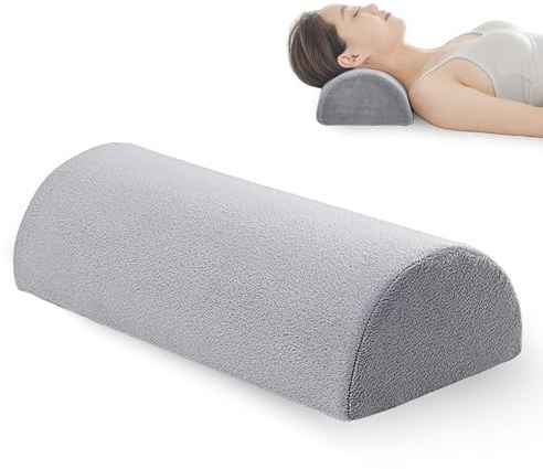 LZYDKH Half Moon Pillow, Cushion Orthopaedic Bolster Pillows Knee Pillow for Side Sleepershalf Moon Memory Foam Pillows for Back Legs Side Sleepers Post-Surgery
