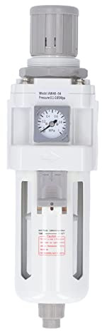 Regulador de presión de filtro de aire Presión diferencial de drenaje automático Filtro de compresor de aire con medidor para uso industrial