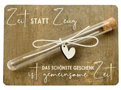 Geldgeschenk Verpackung Holz 13x10 CM, Reagenzgläser Geldgeschenk Kleiner Wunscherfüller Weihnachten Lustige Geburt Gutschein frür Frauen Männer Geburtstag Hochzeit Weihnachten Jugendweihe Reisen