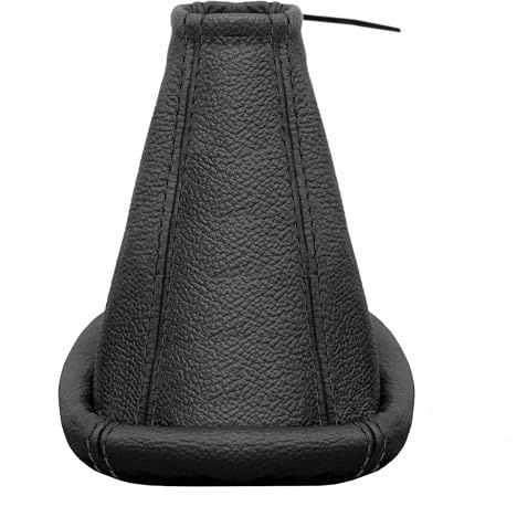 Schaltsack für Opel Corsa C - Bj. 2000 - 2006 - aus echtem Leder - Schwarz - Schaltmanschette - Manschette für Gangschaltung - Schalthebelmanschette für Schaltgetriebe - aus Echtleder - A0002