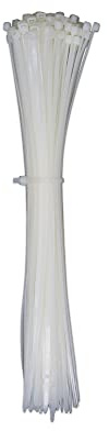 LPGLed | Fascette in nylon per cablaggio - confezione da 100 pezzi - maggiore tenuta - professionali - bianche (4x280mm)