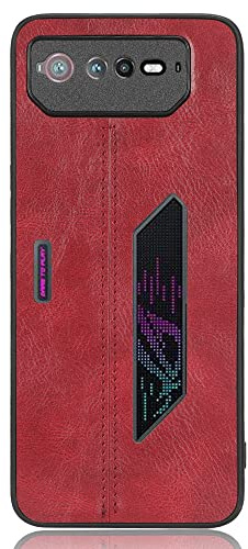 EasyShow Handyhülle für Asus ROG Phone 6 Hülle Ultra-dünne Dermatoglyph Handyhülle, Asus ROG Phone 6 PU+PC+TPU Handyhülle, Hülle für Asus ROG Phone 6