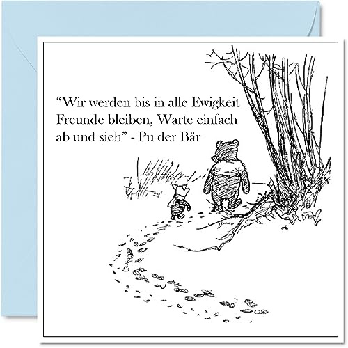 Geburtstagskarte Lustig für Jungen Mädchen Ihn Sie - Für immer Freunde - Lustiger Dreizehn Dreizehnte Alles Gute Zum Karte Geburtstag für Sohn Tochter, 145mm x 145mm Humor Scherzen Glückwunschkarten