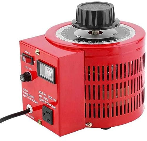 ALSUP Transformador Variable AC Regulador de Voltaje Transformador Convertidor 500VA-3000VA Incorporado Bobina de Cobre para Fuente de Alimentación,1KVA
