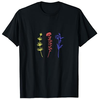 Camomille, coquelicot et jacinthe des bois T-Shirt