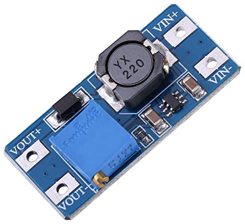 Hyuduo MT3608 DC-DC 2A Boost Converter Module, Voltage Step Up Power Supply, Boost Converter Power Regulator