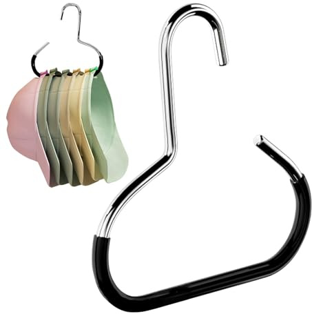 Murman Gürtelhalter Krawattenhalter Huthalter Schalhalter | Schrank Schalbügel Hängende Hut-Organizer Für Baseball-caps | Kleine Metallaufhänger Für Handtaschen, Krawatten, Schals, Gürtel, Hüte