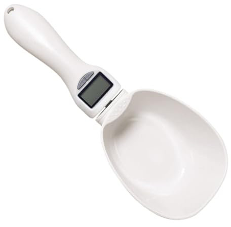 Amosfun Scale Spoon Electronic Weighing Spoon for Pet Food Cooking Ingredients