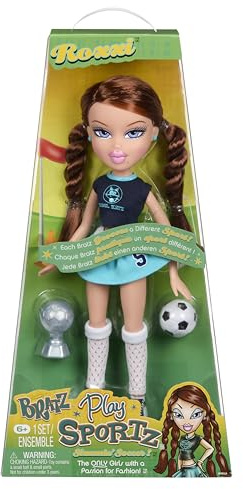 Bratz Play Sportz Roxxi Fashion Doll with Accessories, Soccer