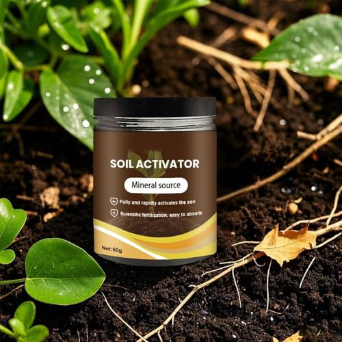 Soil Improver and Conditioner, Bone Meal Dirt Soil Active And Health Promoter,Enhances Nutrient Uptake For Indoor And Outdoor Raised Garden Beds Potting Mix And Seedling Compost (60g)