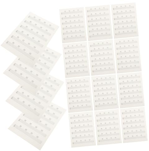 Toyvian 85stücke Gitarrennoten Papier Leere Gitarrentabulatur-notizbuch Seiten für Songwriting und Üben Notenlinienblätter Kompositionspapier ohne Durchbluten
