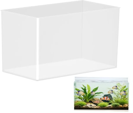 Tiny Fish Tank - Mini Rahmenlose Aquariumschale, extra klarer Lebensraum | -Terrarium -Design, Krabbenspinnen -Wohnungsthema, kompakt modern