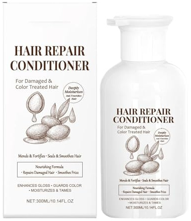 Repair Conditioner | 400 ml Haarcreme für tiefe Konditionierung | langanhaltende feuchtigkeitsspendende Schutzcreme | für Fitnessstudio, Reisen, Outdoor, Alltag, Arbeit zu Hause und Frauen