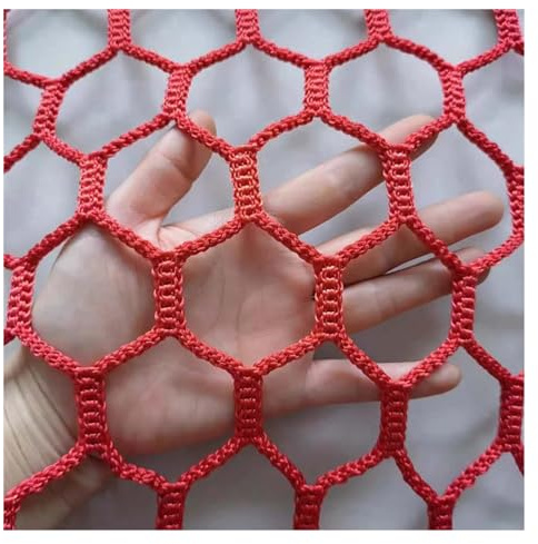 Kletternetz für Kinder, 1 x 5 m, Sicherheitsnetz für Spielplatz und Garten, 4,5 cm/5 mm, Balkonnetz, Kletterausrüstung für sicheren Spaß, Rot